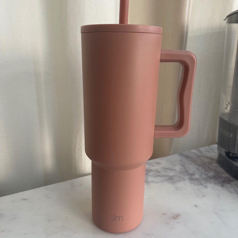 Simple Modern Trek 40oz Stainless Steel Lidded Tumbler Powder Coat Mauve